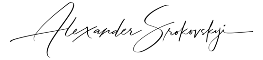 Unterschrift Alexander Srokovskyi